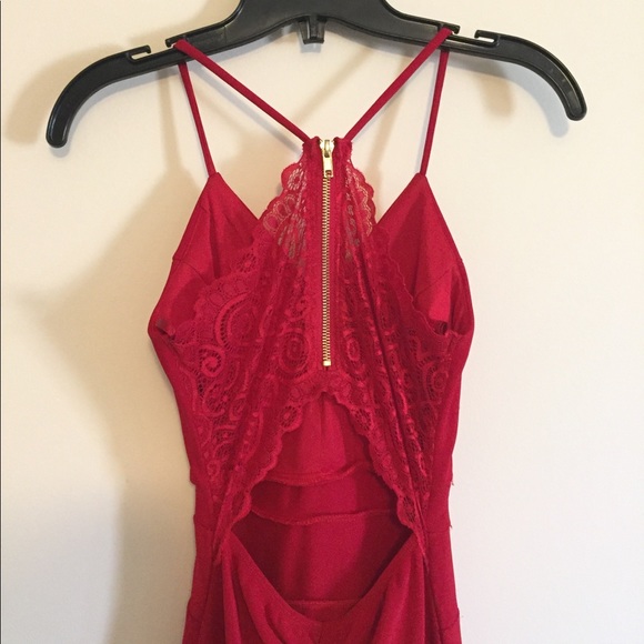 Red Formal Prom Dress - Picture 6 of 6